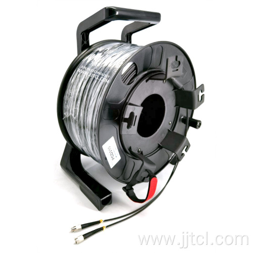 Portable deployable plastic tactical armored cable reels